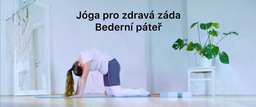 Jóga pro zdravá záda - bederní páteř